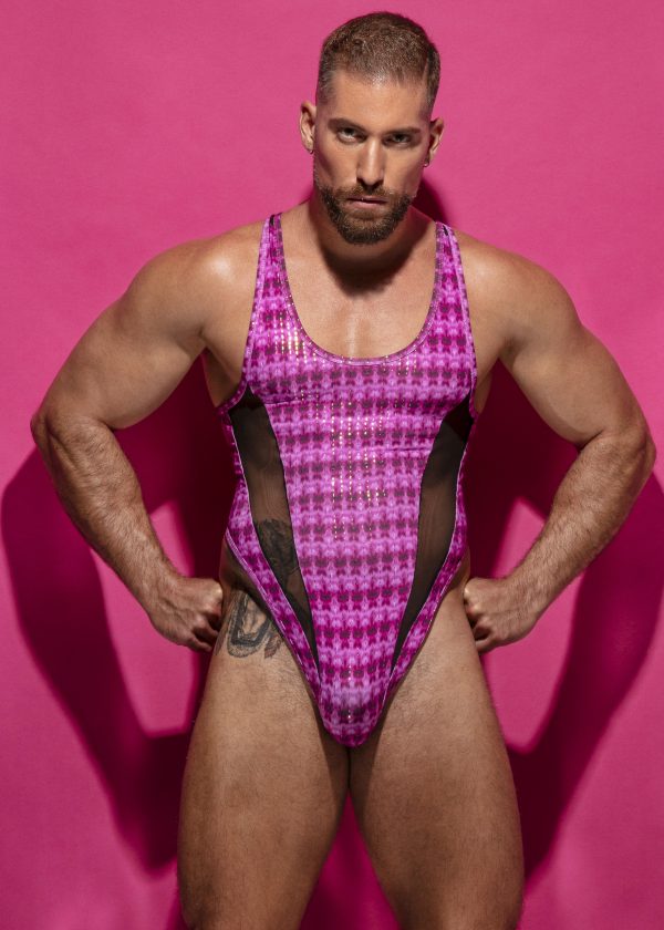 purple TRIFON bodysuit