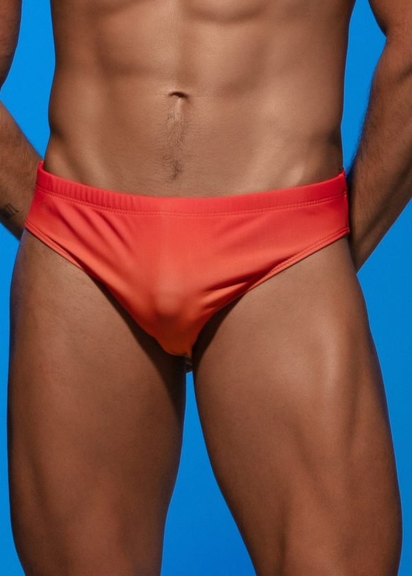 Bañador corto naranja