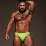 Bañador verde neón