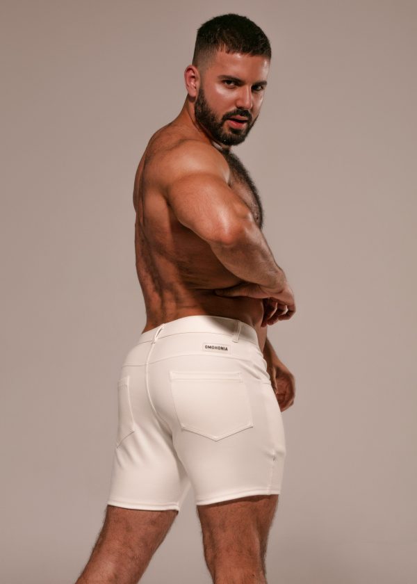 Pantalón corto Mesh Blanco