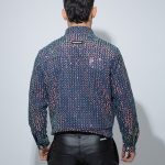 Chaqueta lentejuela Azul