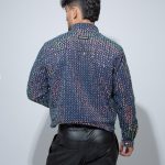 Chaqueta lentejuela Azul