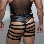 Pantalón Bondage Leather Negro