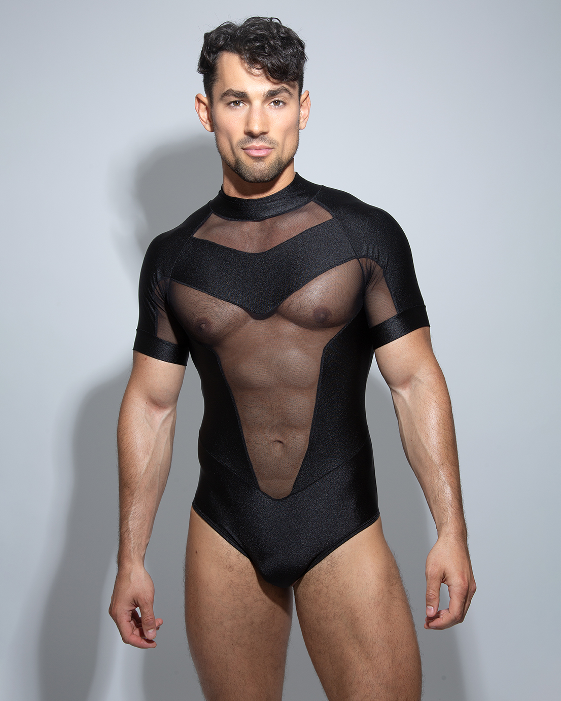 Bodysuit ZEUS NEGRO corto