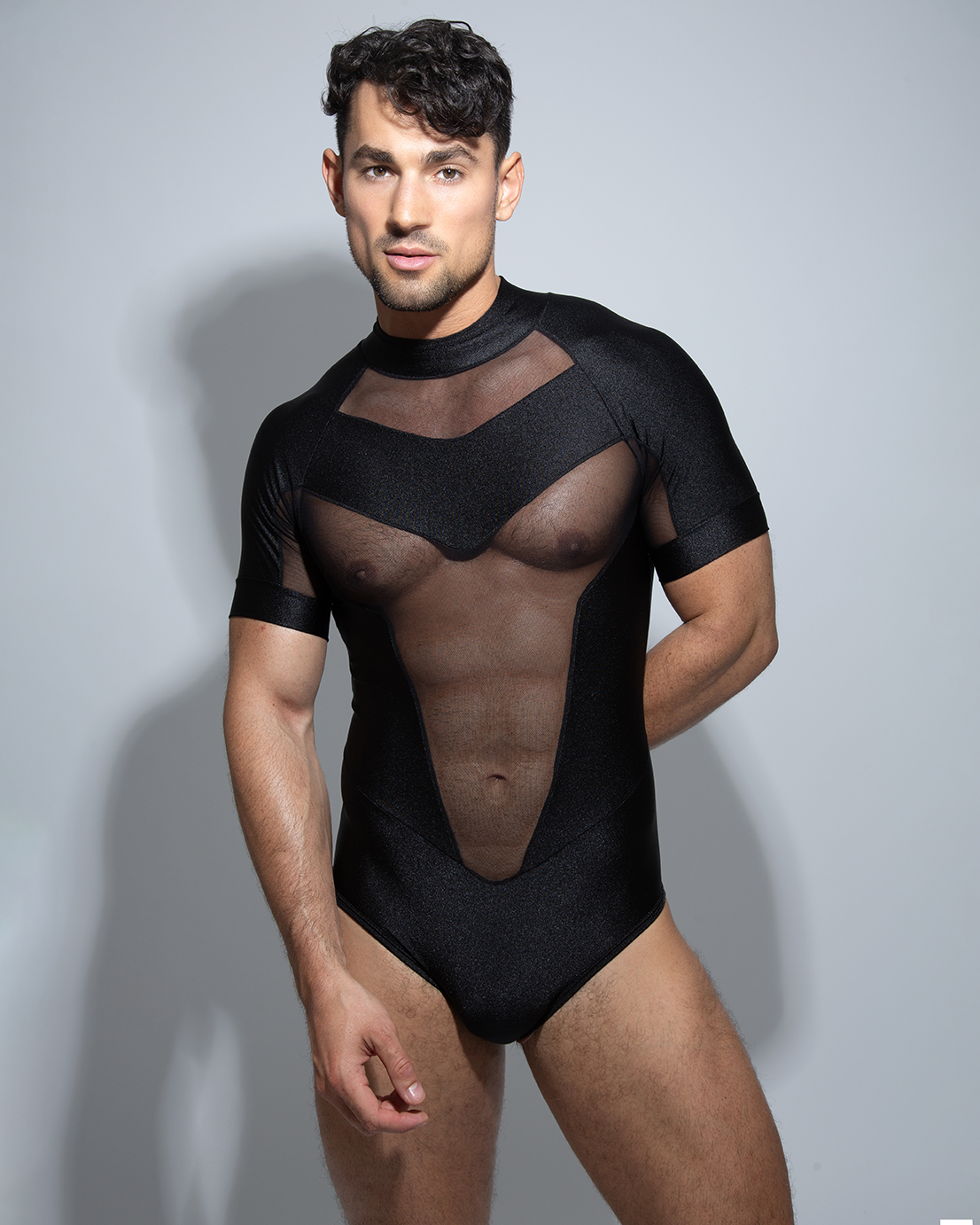 Bodysuit ZEUS NEGRO corto
