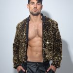 Chaqueta lentejuela dorada