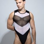 Bodysuit Amon negro blanco