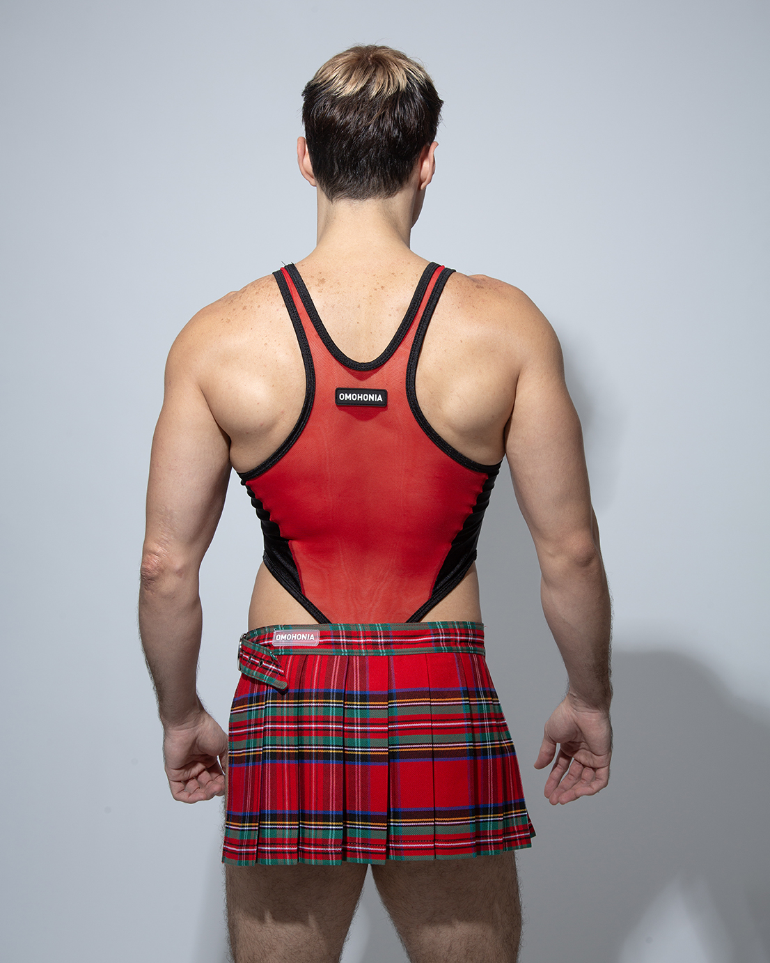 Bodysuit Bondage Rojo