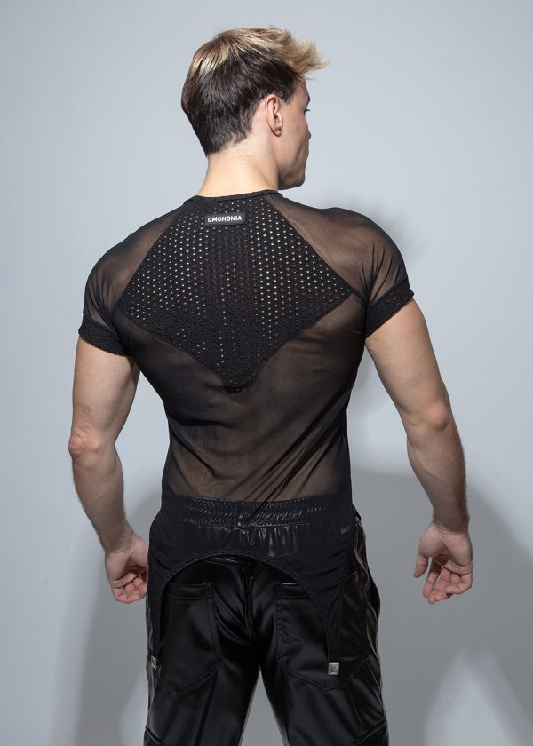 Corset T-shirt with metal