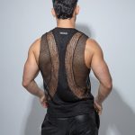 black wide-strap tank top